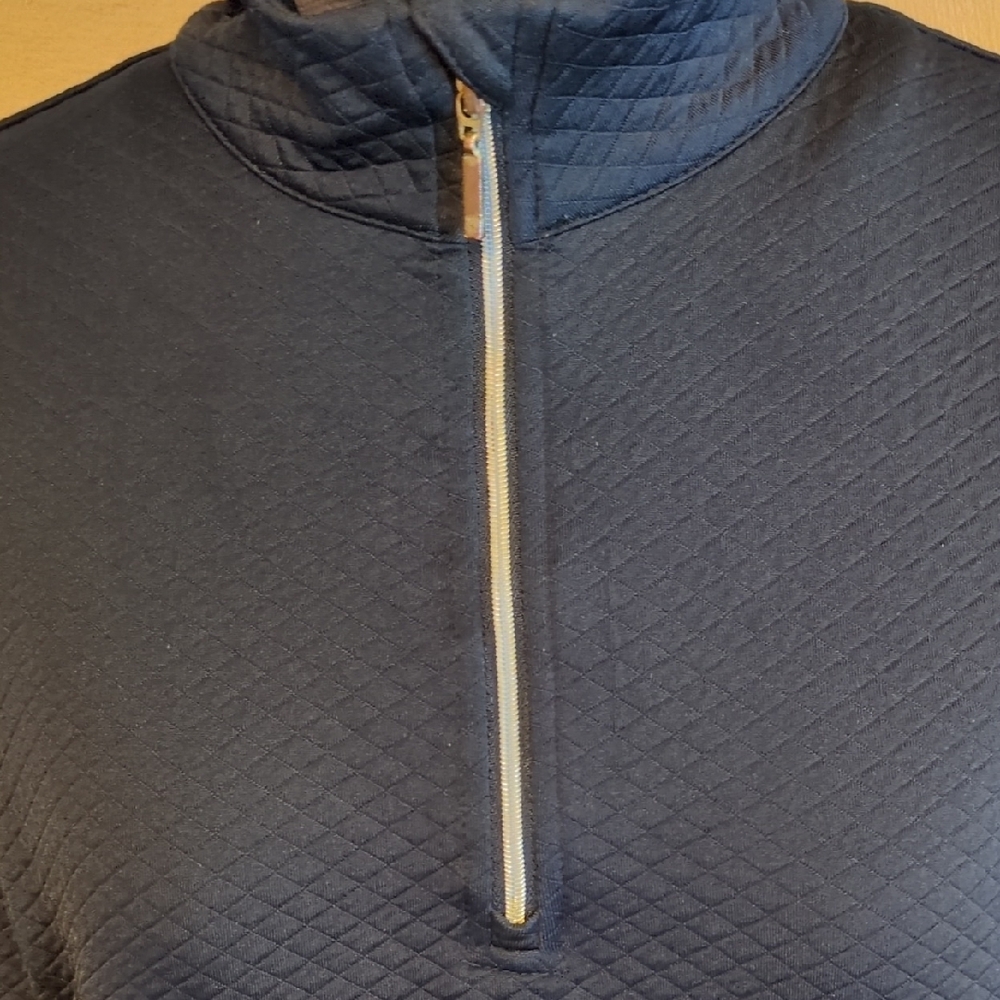 Lady Hagen Black Long Sleeve 1/4 Zip-Up Top, sz S - Picture 8 of 11